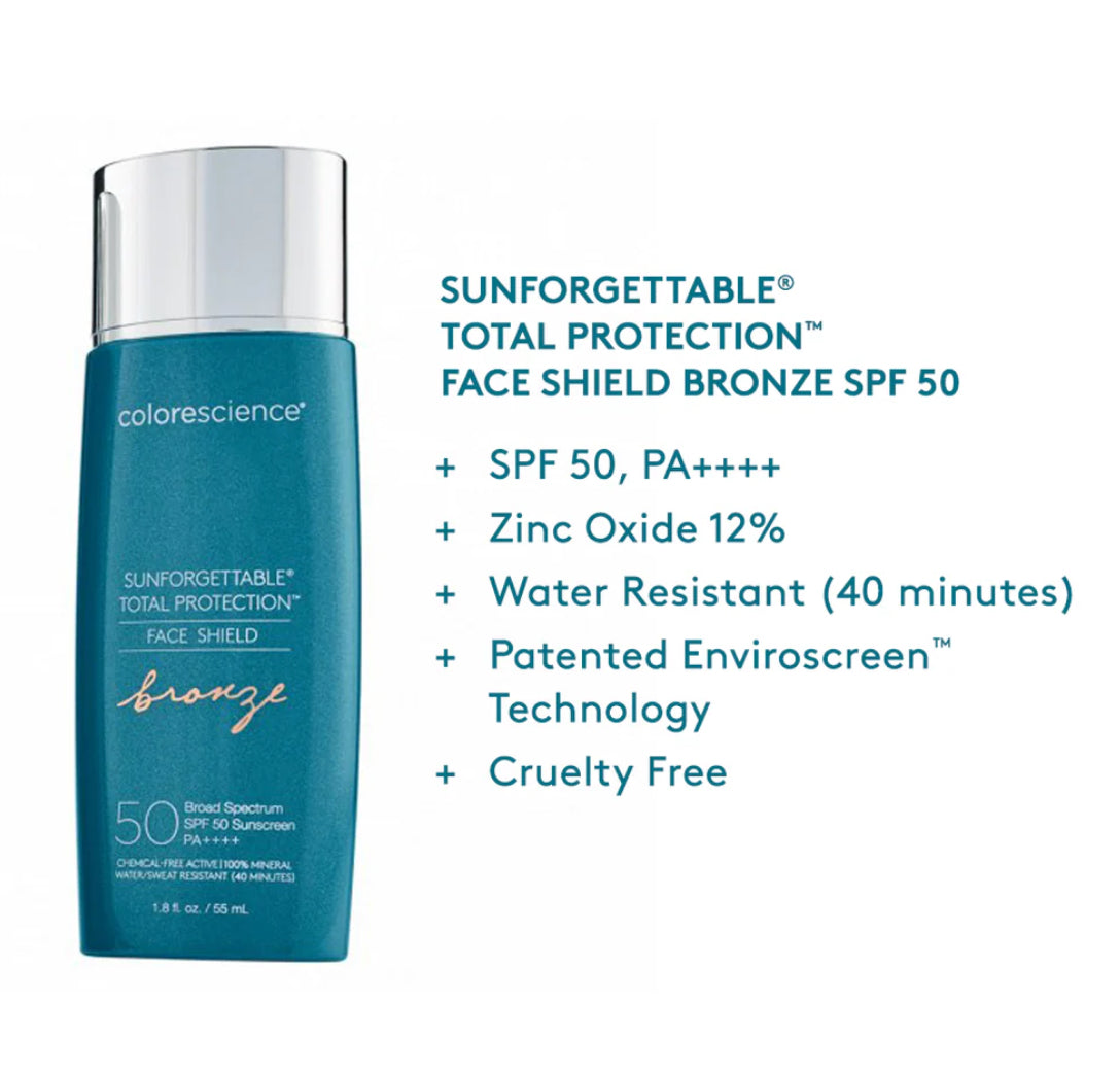 Total Protection Face Shield Bronze SPF 50