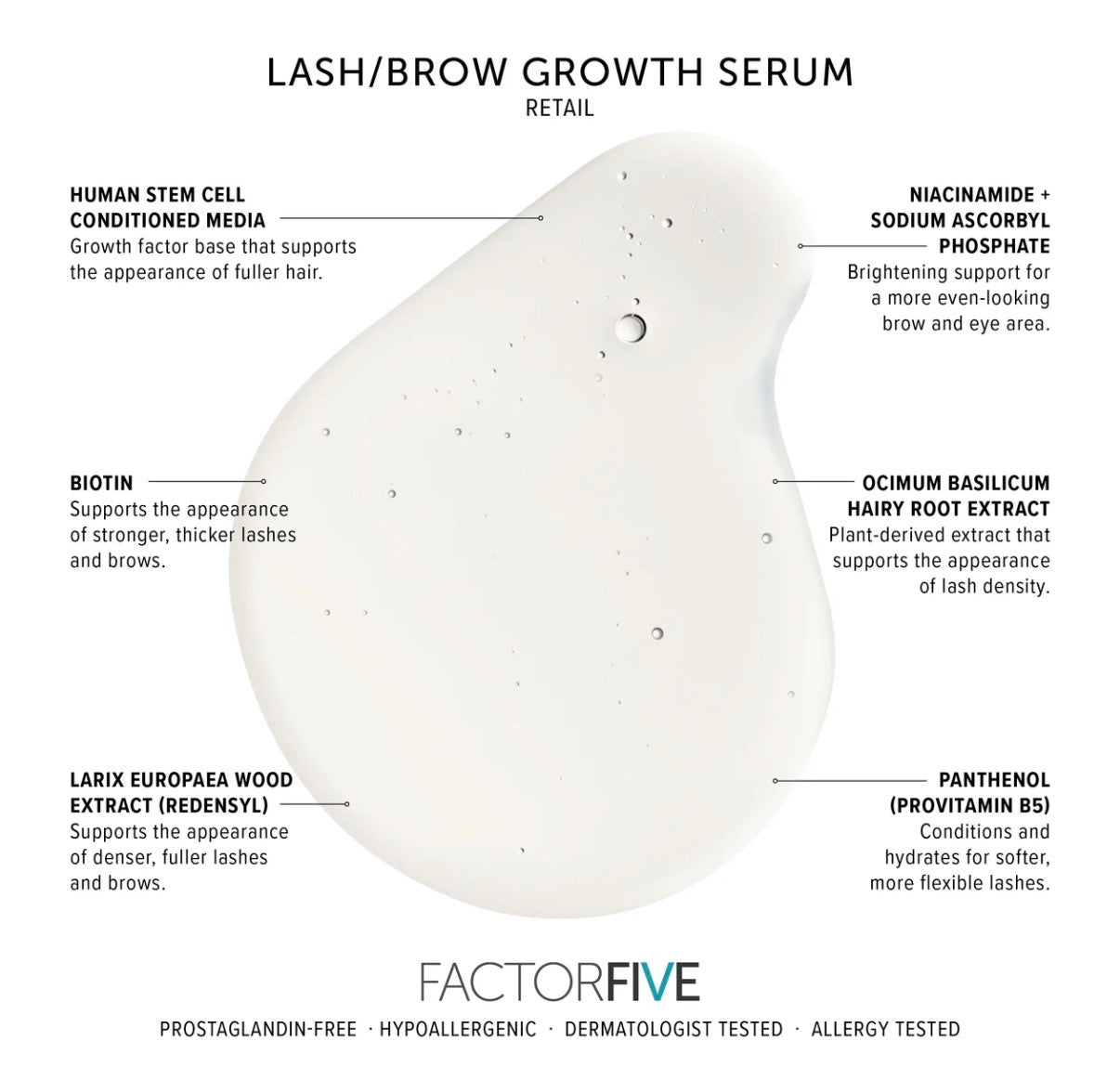 Factor Five Lash/Brow Growth Serum